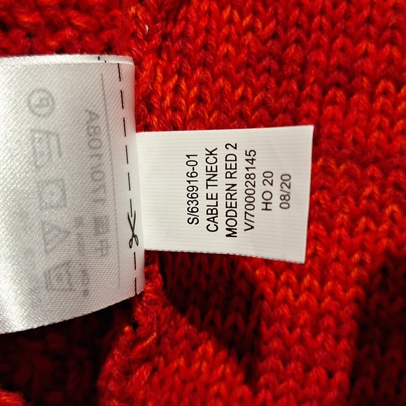 NWOT GAP Cotton Cable Knit Turtleneck Sweater - Picture 8 of 13
